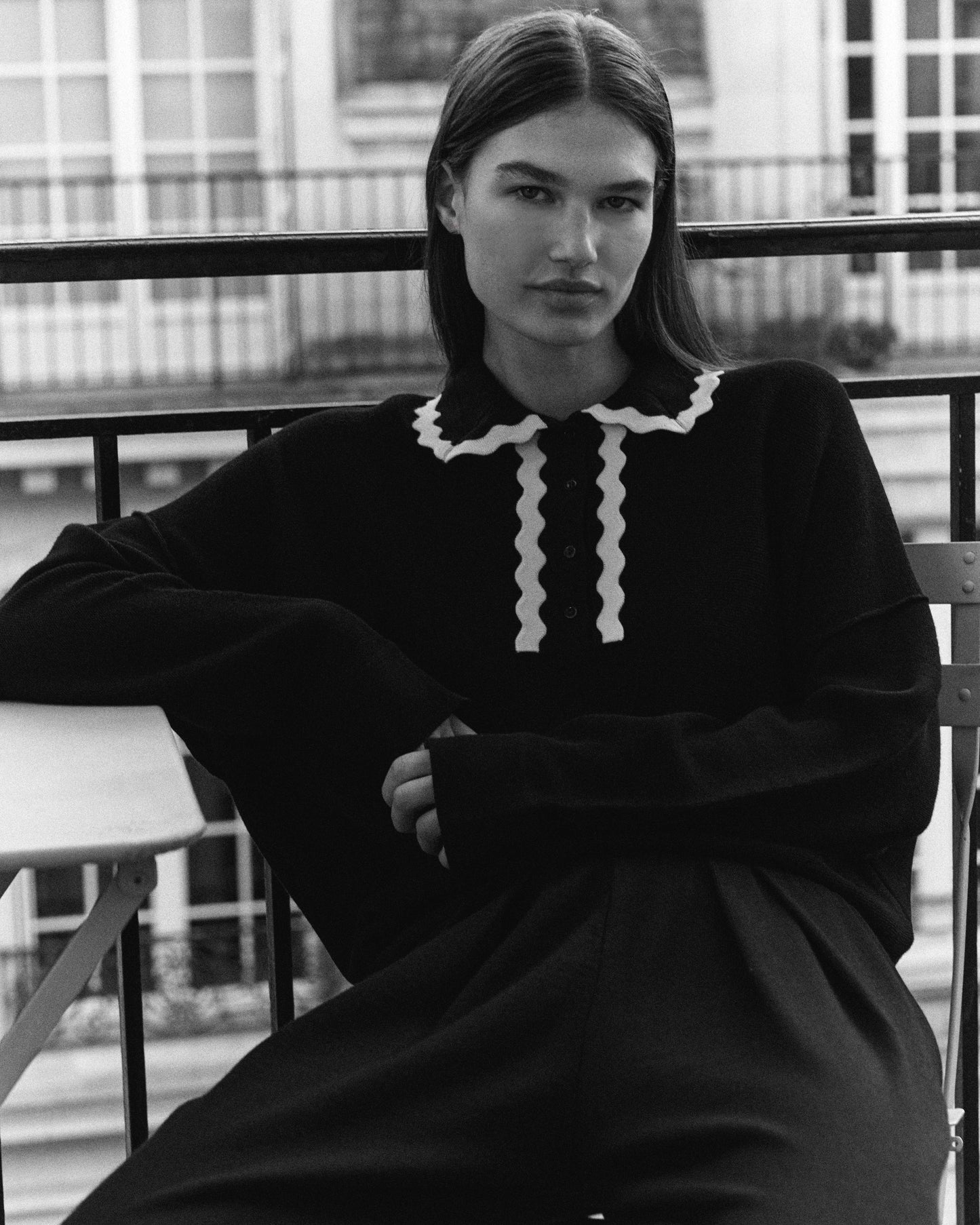 Molli | Duchesse Knit Black
