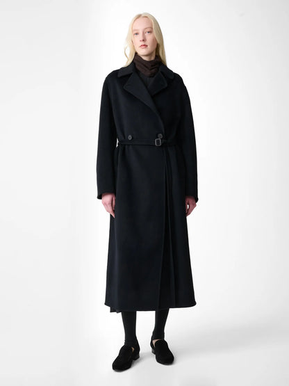 Studio Nicholson | Mori Double Faced Coat Darkest Navy