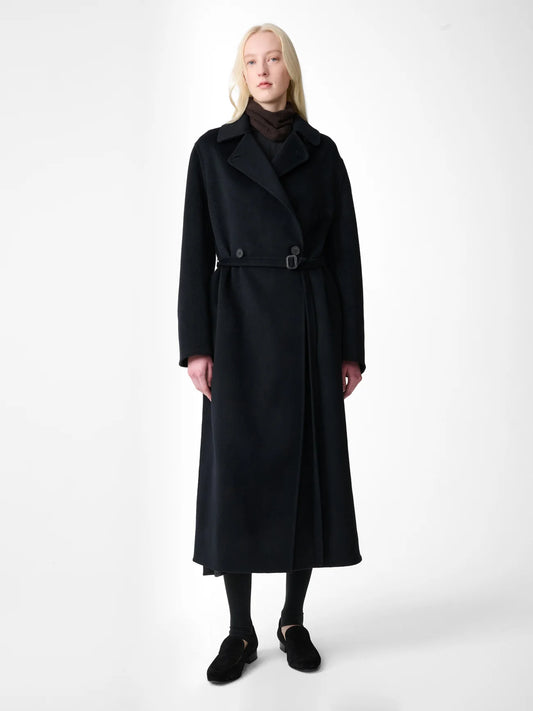 Studio Nicholson | Mori Double Faced Coat Darkest Navy