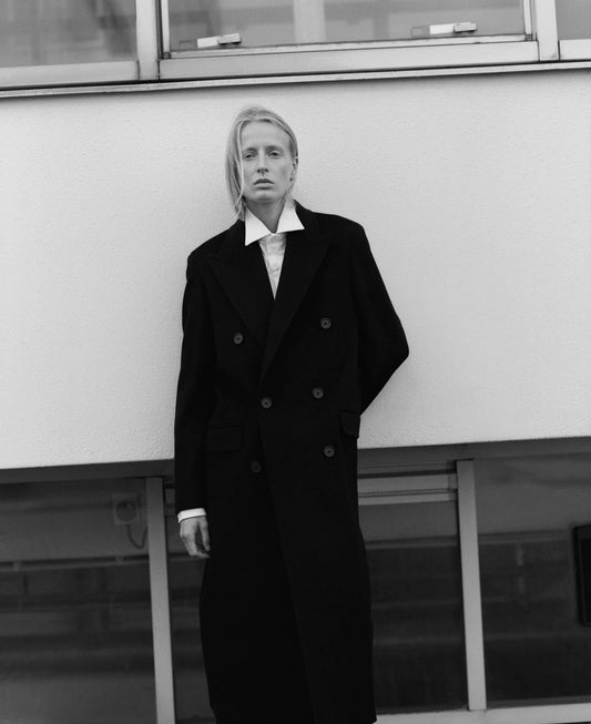 Herman | Double Breasted Coat Black