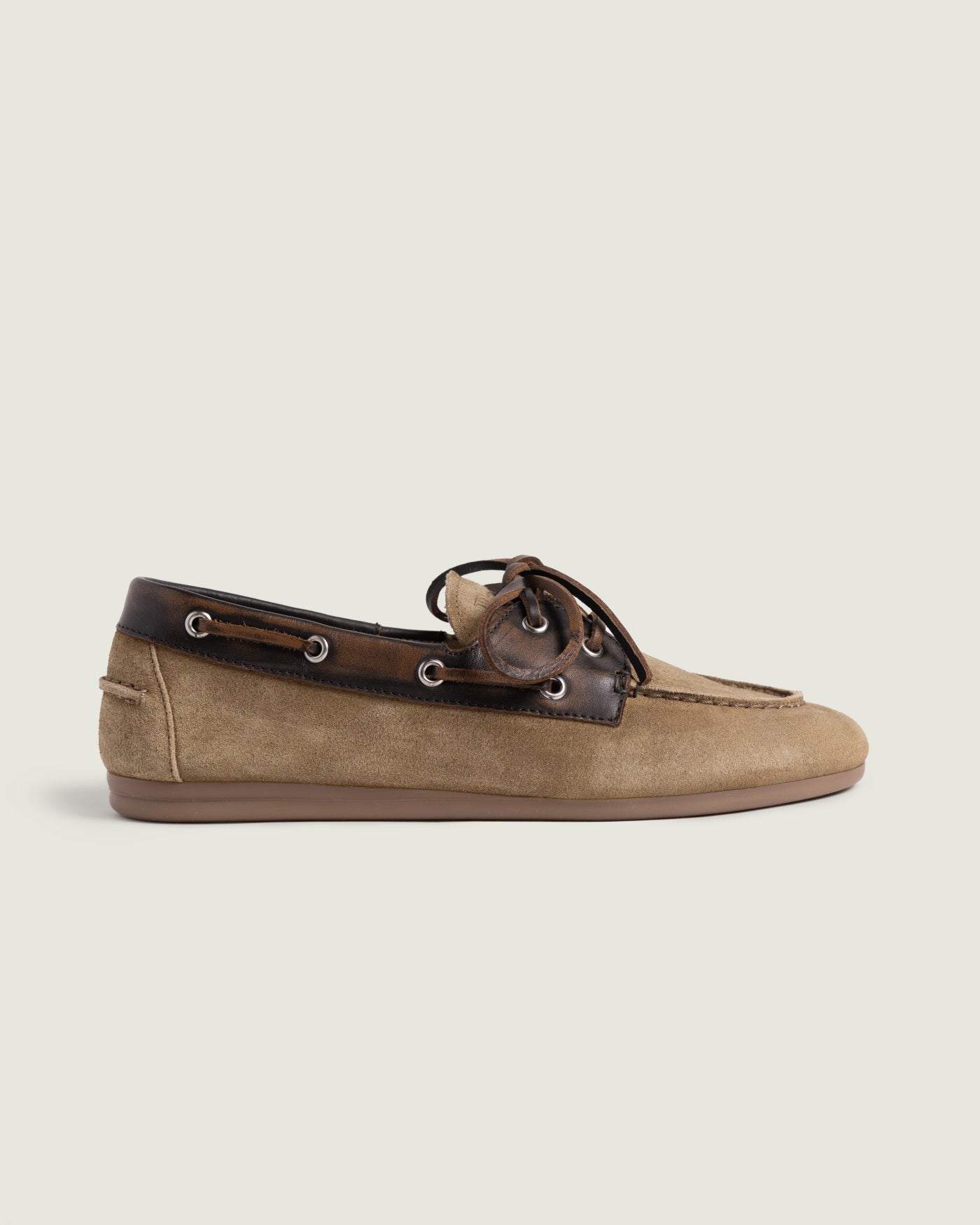 Posa | Boat Loafer Brushed Suede