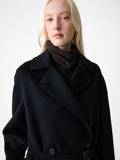 Studio Nicholson | Mori Double Faced Coat Darkest Navy