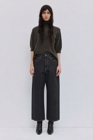 Christian Wijnants | Pavia Cropped Wide Leg Raw Denim