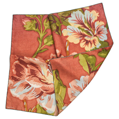 Tapis Noir | Classical Small Evelyn Scarf Red