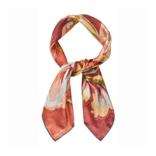Tapis Noir | Classical Small Evelyn Scarf Red