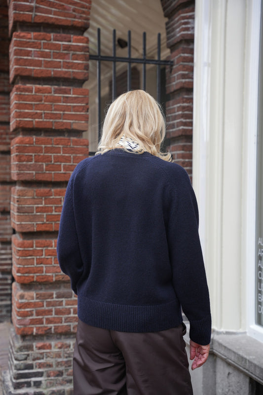 Allude | Cardigan Navy