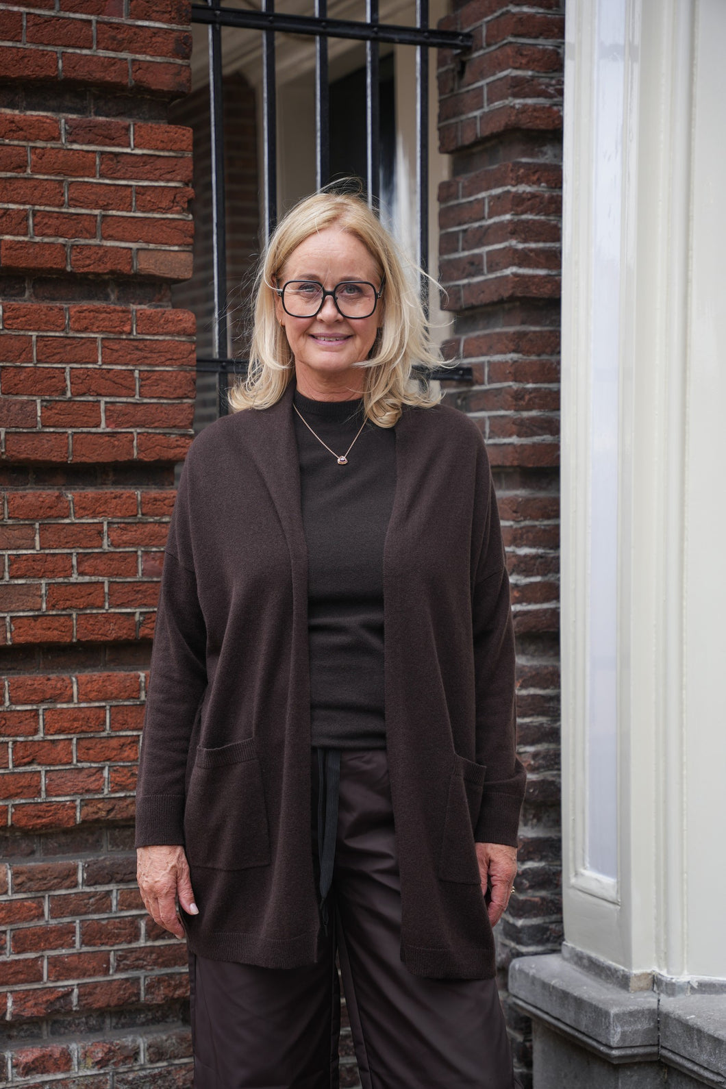 Allude | Cardigan Dark Brown