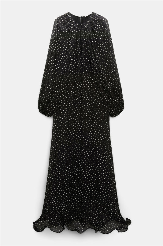 Dorothee Schumacher | Dancing Dots Dress White Dot On Black