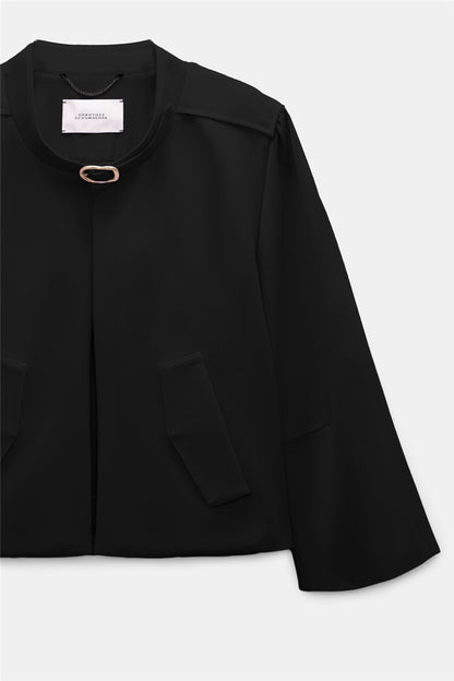 Dorothee Schumacher | Emotional Essence Jacket Pure Black detail