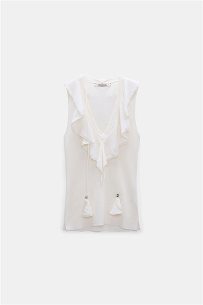 Dorothee Schumacher | Refined Essentials Top Orchid White