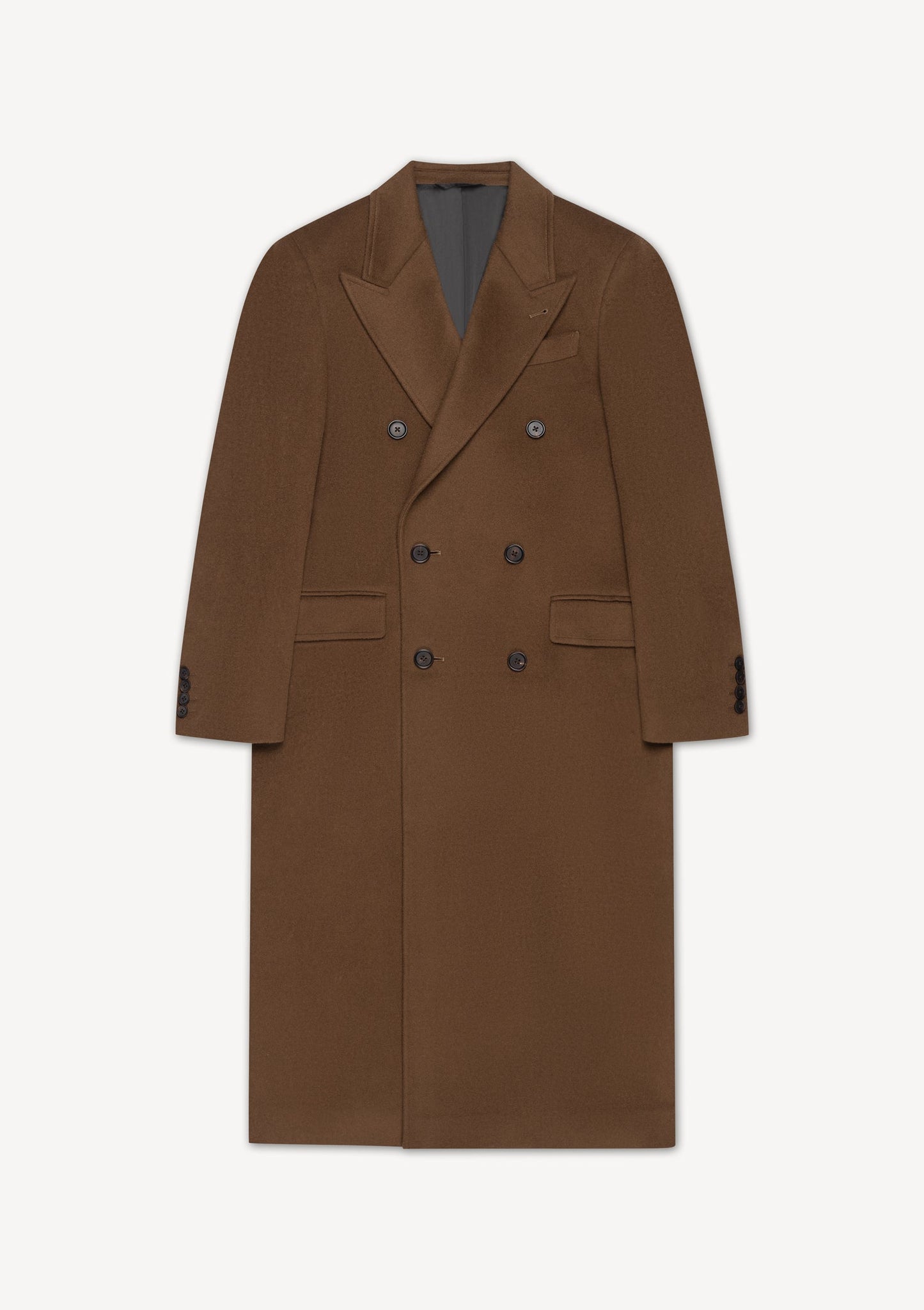 Herman | Double Breasted Coat Tabacco