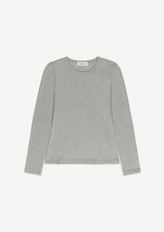 Herman | Fitted Long Sleeve Heather Grey