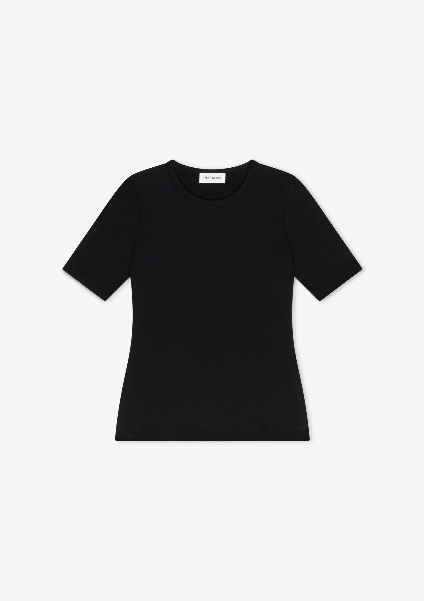 Herman | Fitted Tee Black