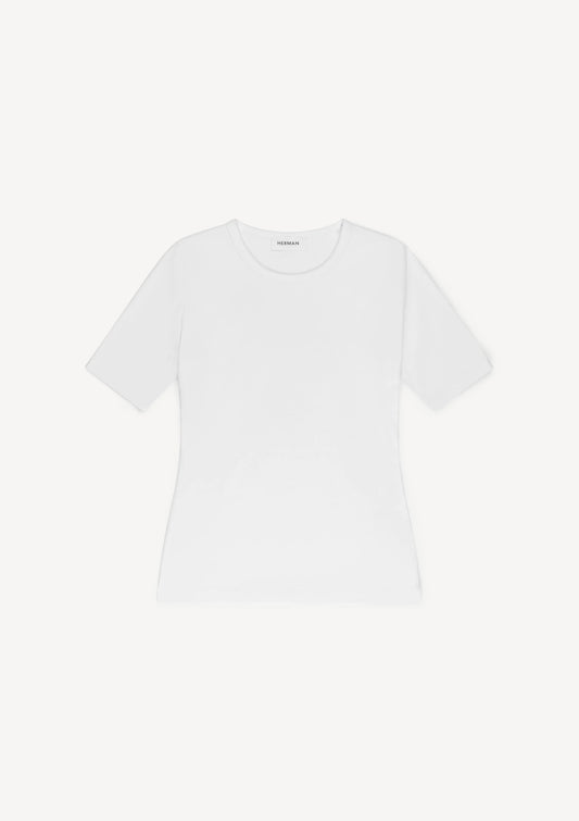 Herman | Fitted Tee White