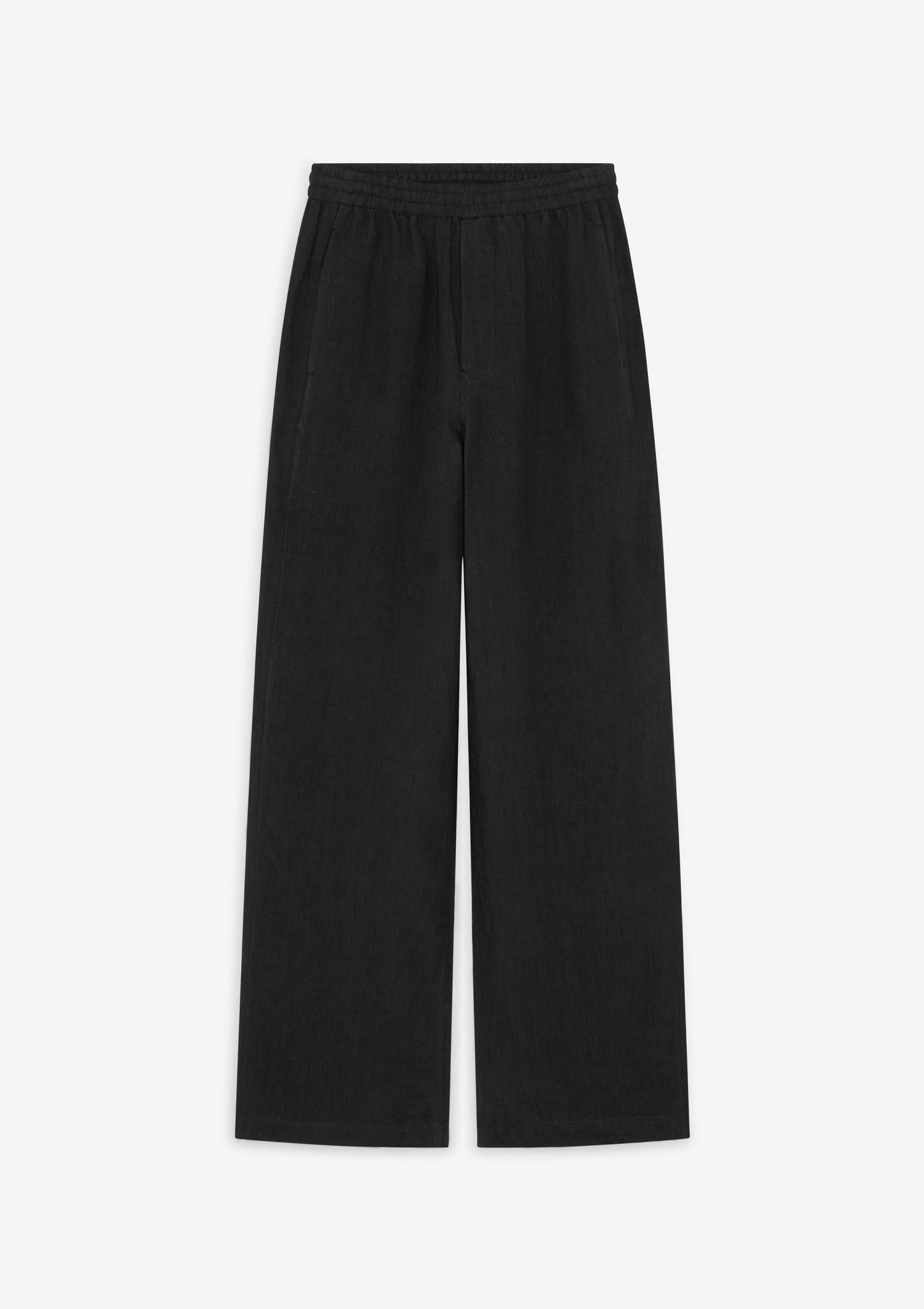 Herman | Linnen Relax Trousers Black