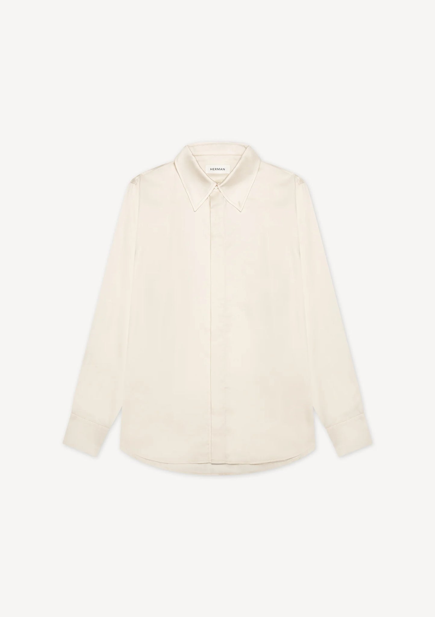 Herman | High Collar Shirt Cream