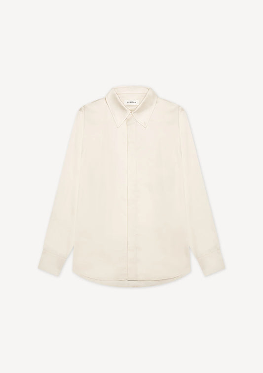 Herman | High Collar Shirt Cream