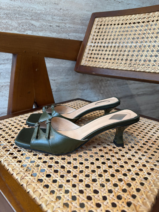 Cara Rosa | Giulia Heels Khaki