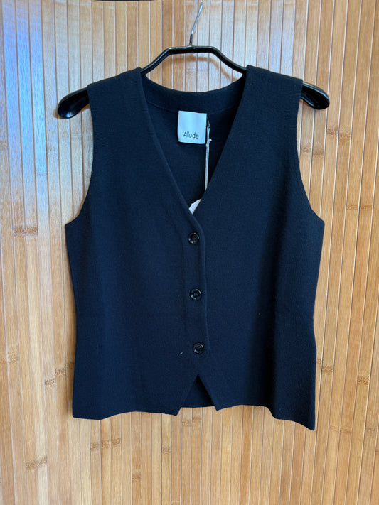 Allude | Knit Gilet Black