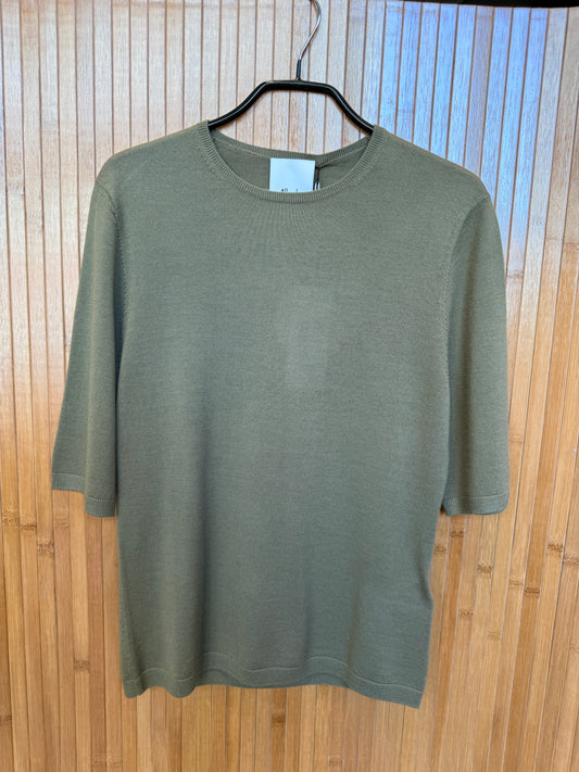 Allude | Knit Top Dark Green
