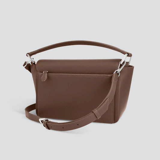Kaai | Ikon Schoudertas Mokka Brown