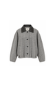 Studio Nicholson | Seberg Leather Collar Jacket Black