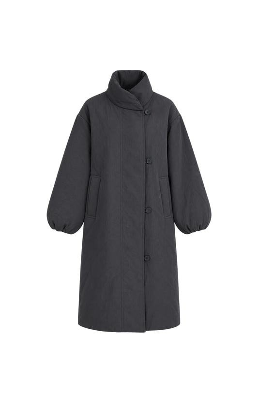 Studio Nicholson | Sperl Long Padded Coat Black
