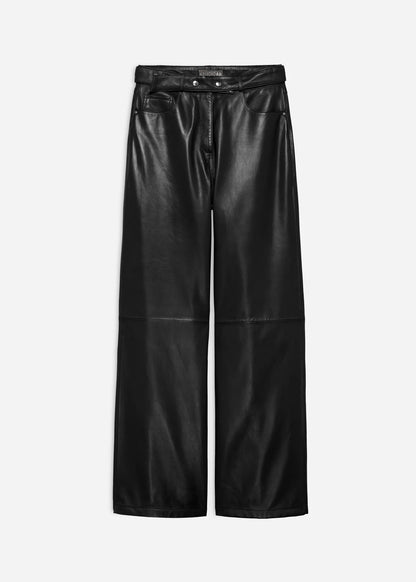 Studio AR | Kaia Leather Pants Black