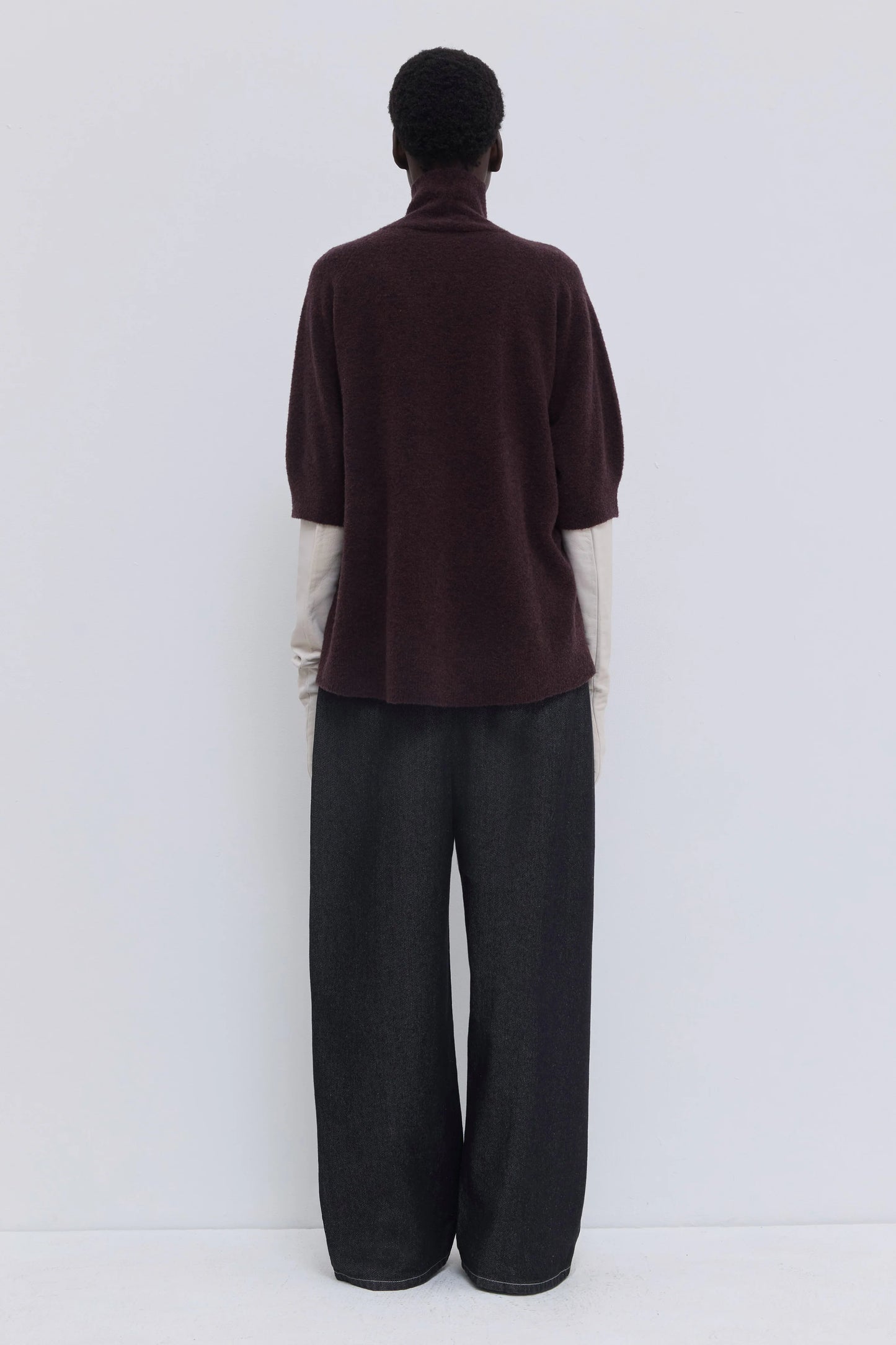 Christian Wijnants | Shortsleeve Turtleneck Deep Plum