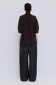 Christian Wijnants | Shortsleeve Turtleneck Deep Plum
