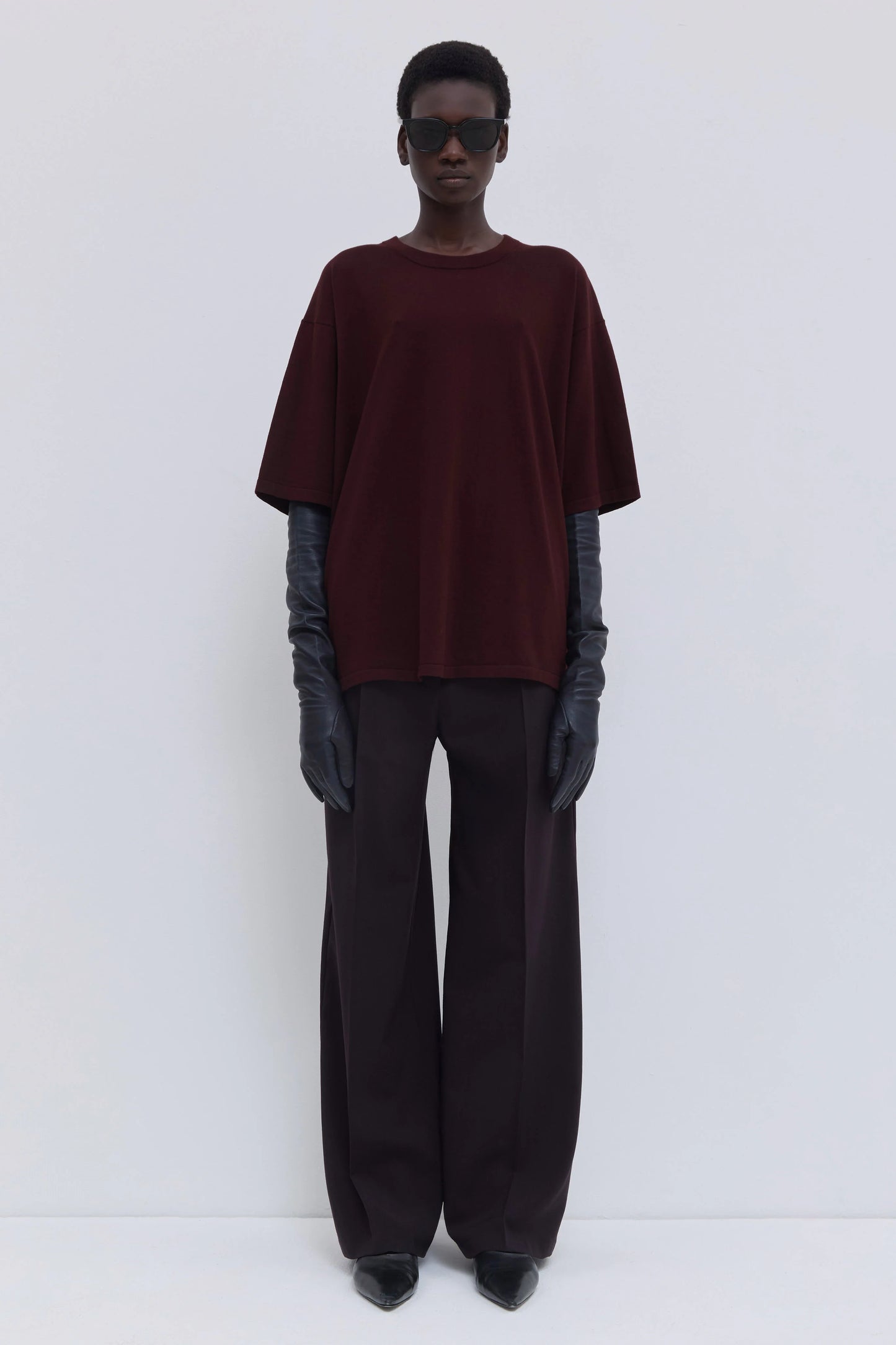 Christian Wijnants | Kenzen Jersey Knit T-shirt Plum