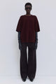Christian Wijnants | Kenzen Jersey Knit T-shirt Plum