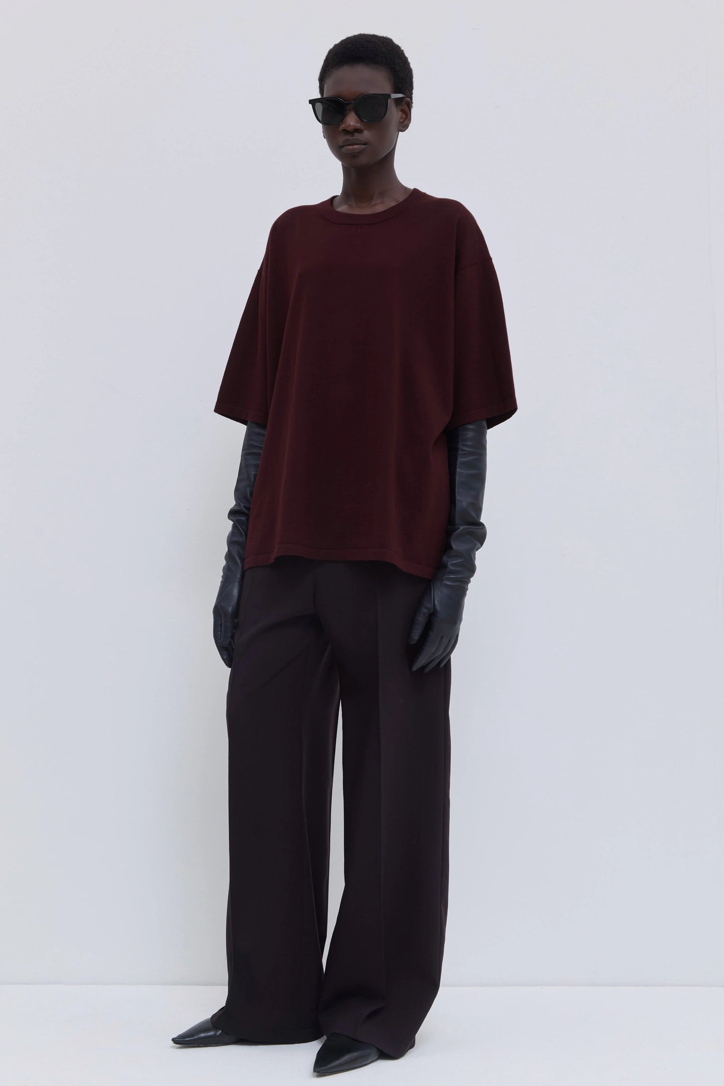 Christian Wijnants | Kenzen Jersey Knit T-shirt Plum