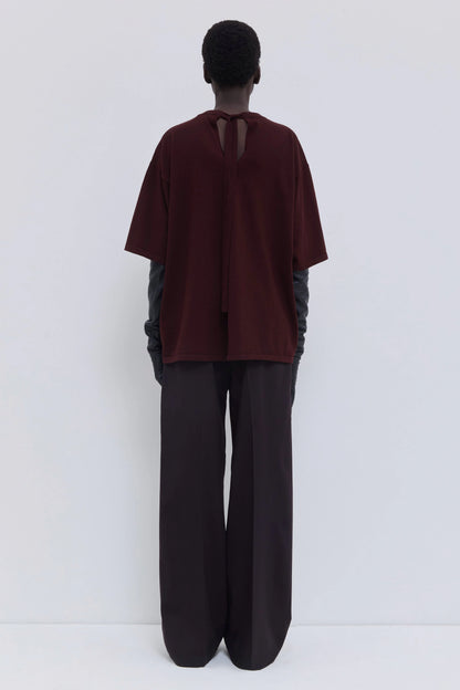 Christian Wijnants | Kenzen Jersey Knit T-shirt Plum