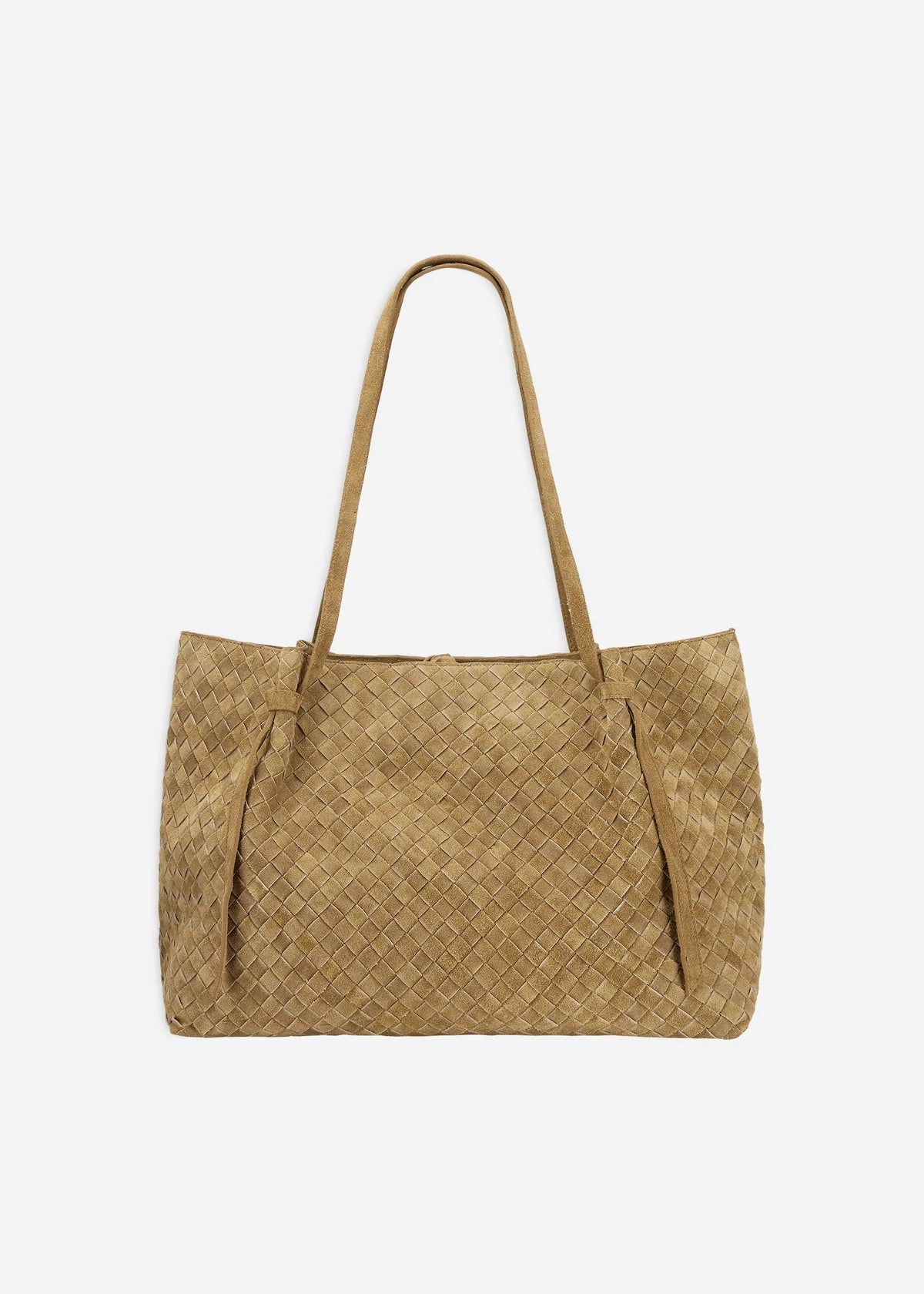 Studio AR | Woven Gritty Suede Bag