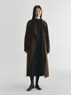 Lisa Yang | Doublé Button Coat Dark Oak