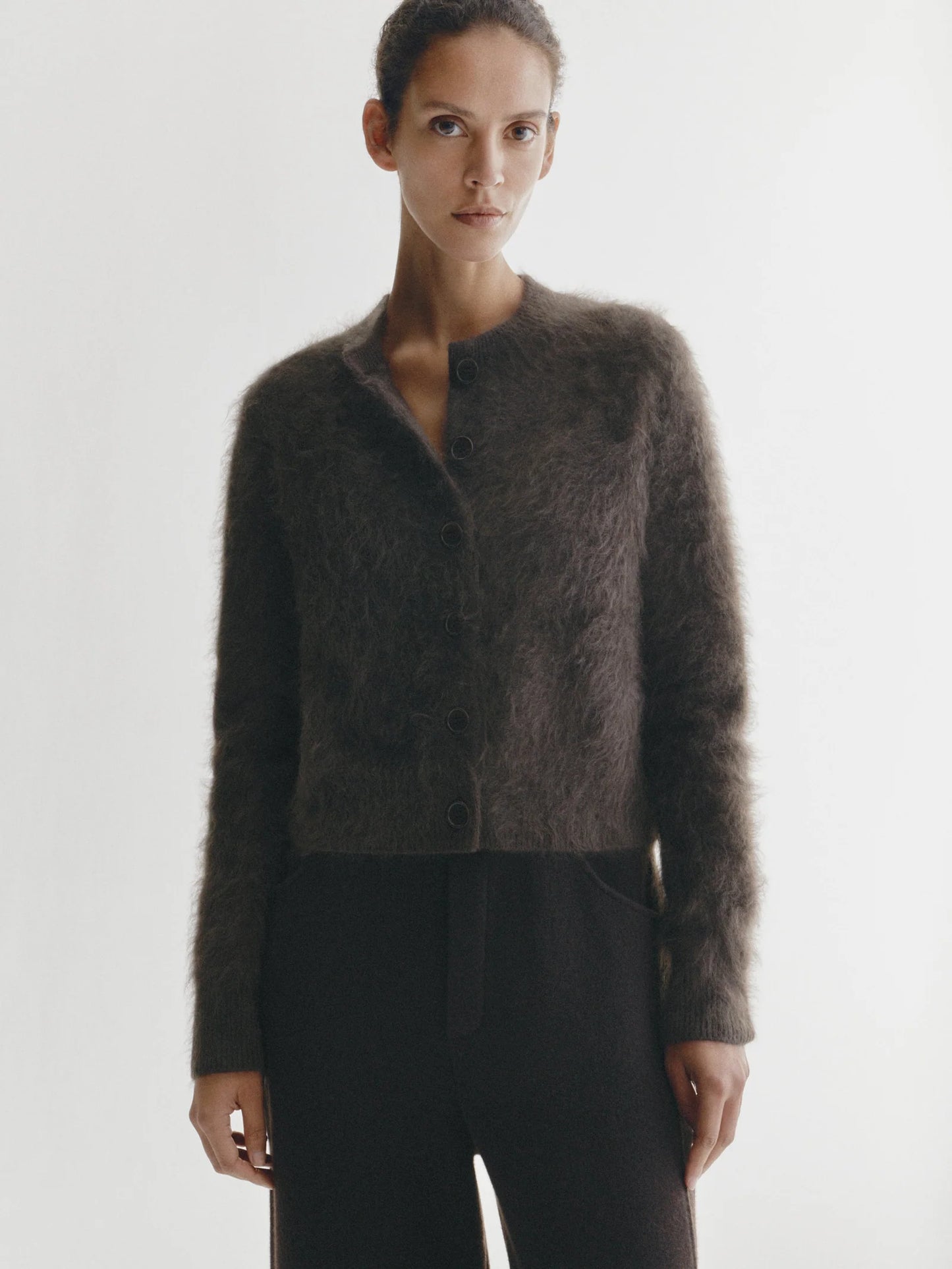Lisa Yang | Azalea Cardigan Dark Fern
