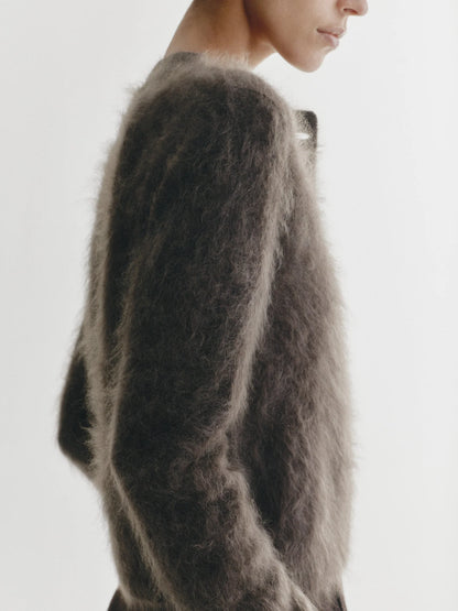 Lisa Yang | Azalea Cardigan Dark Fern