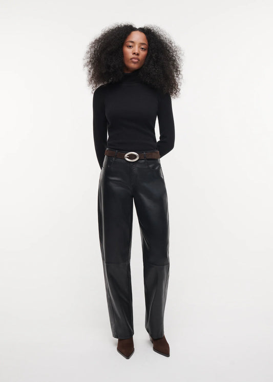 Studio AR | Sheep Soft Waxed Pants Black