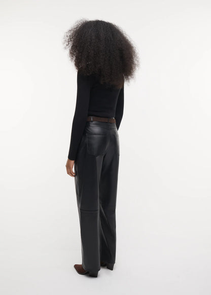 Studio AR | Sheep Soft Waxed Pants Black