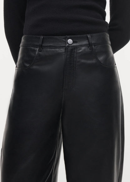 Studio AR | Sheep Soft Waxed Pants Black