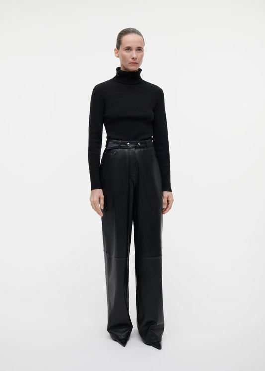 Studio AR | Kaia Leather Pants Black