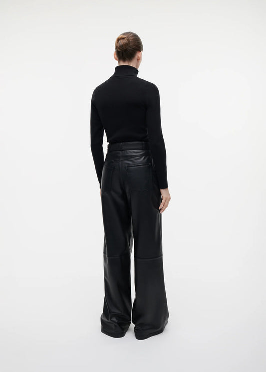 Studio AR | Kaia Leather Pants Black