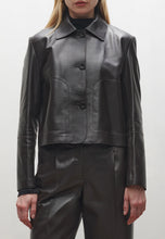 Afbeelding in Gallery-weergave laden, Arma Amy Leather Jacket Brown
