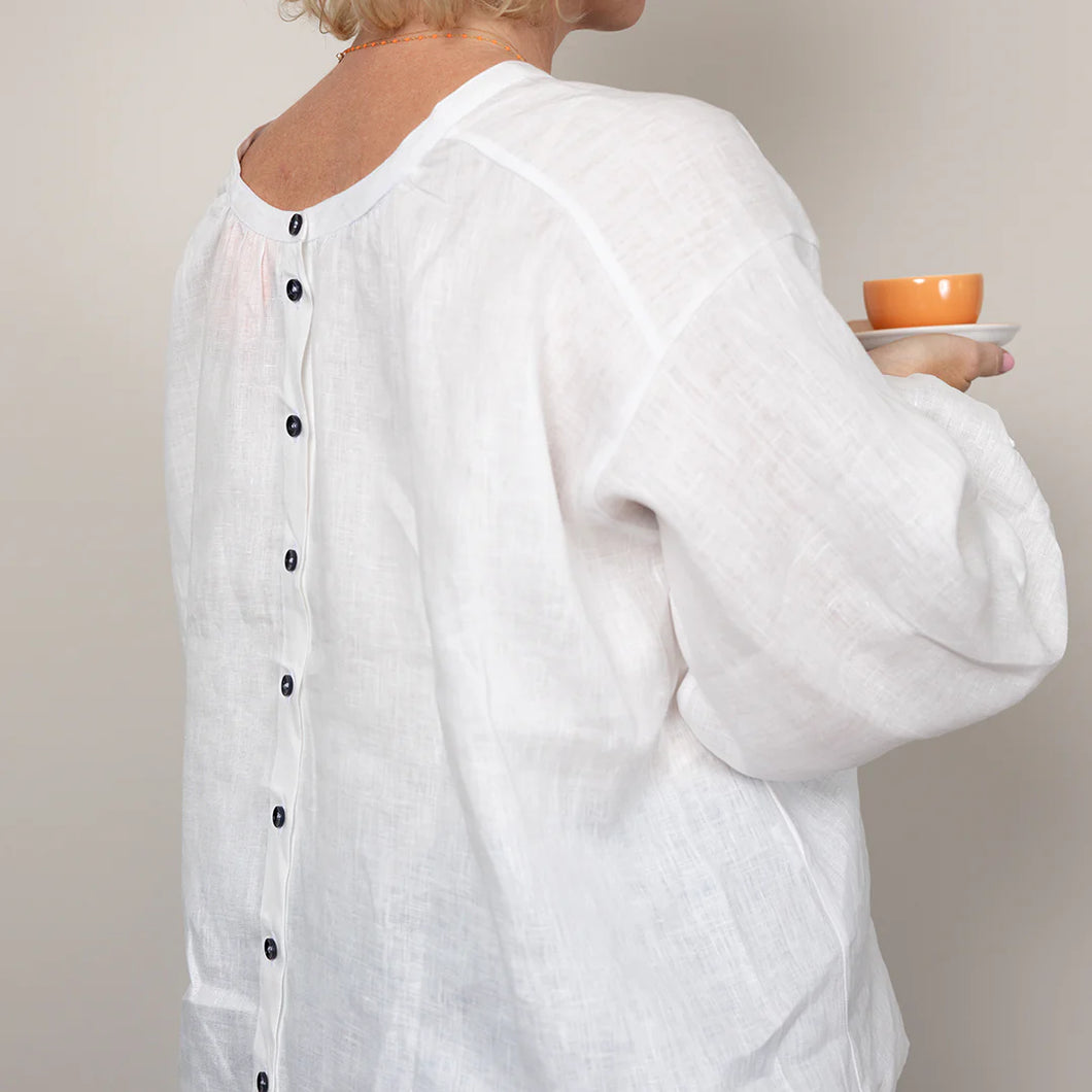 Rijs | Reversed blouse - Ostuni 100/W001