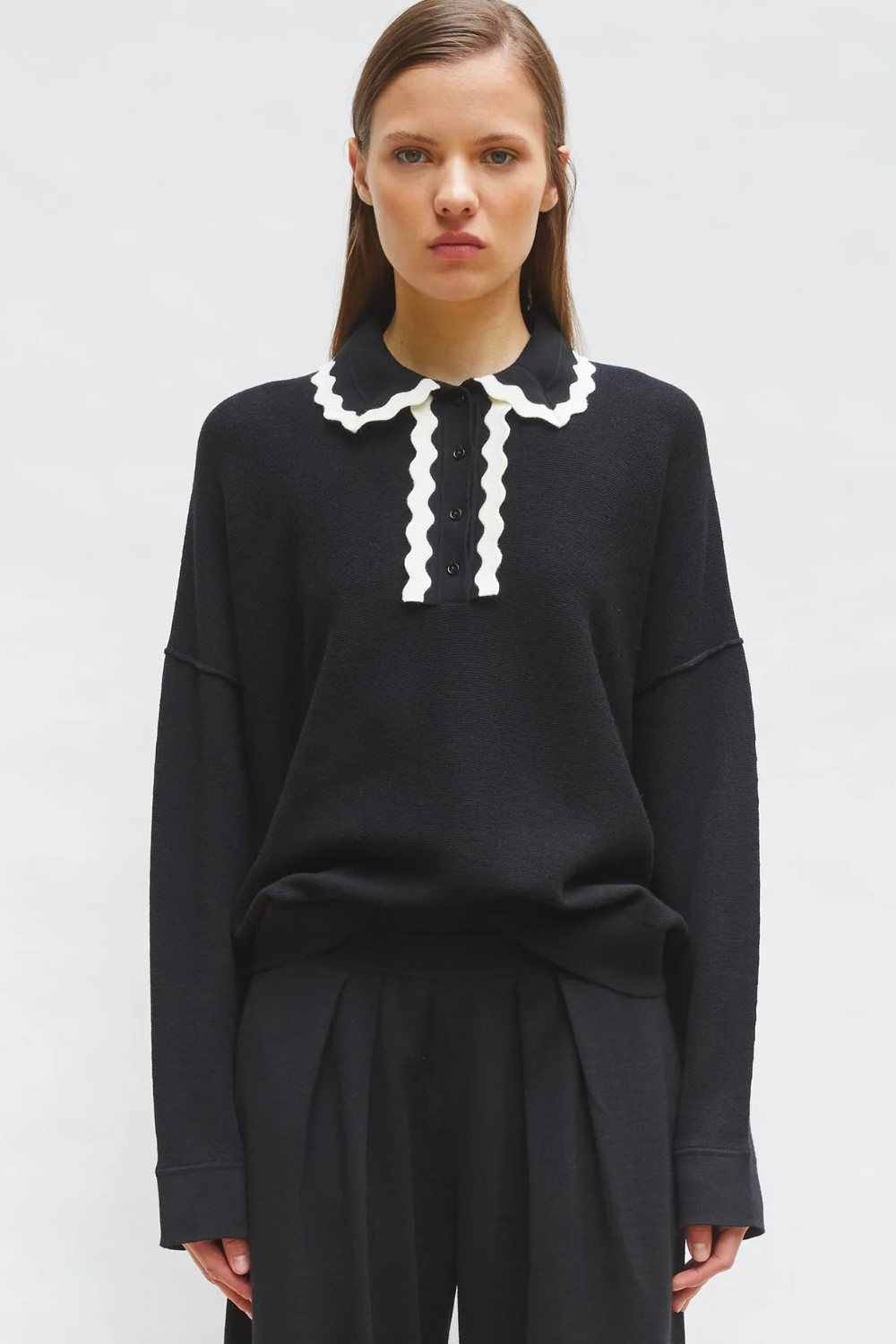 Molli | Duchesse Knit Black