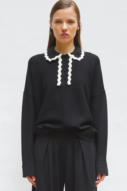 Molli | Duchesse Knit Black