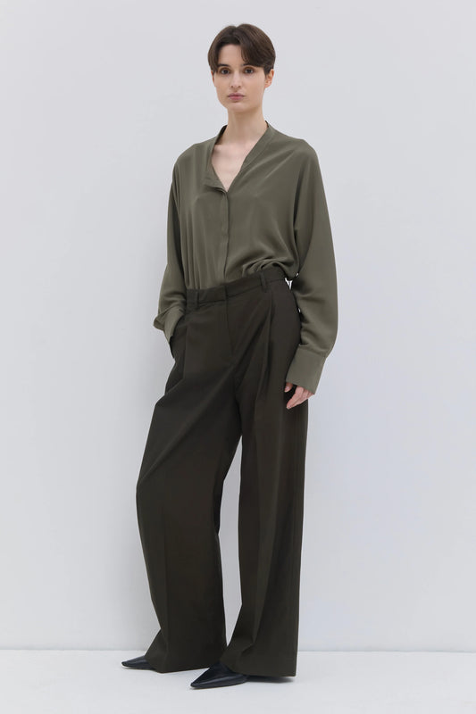 Christian Wijnants | Pama Classic Trousers Deep Forest