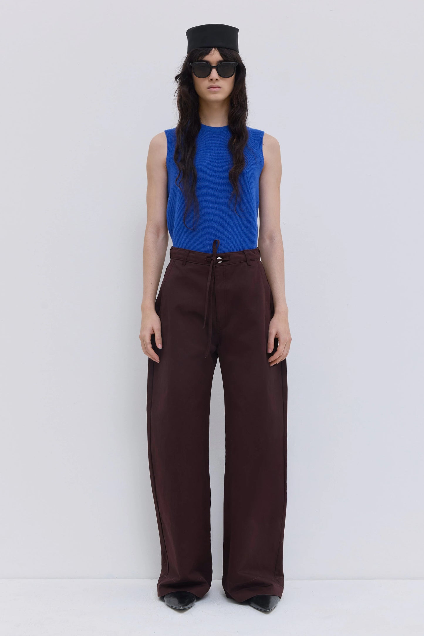 Christian Wijnants| Piros Barrel Leg Trousers Plum