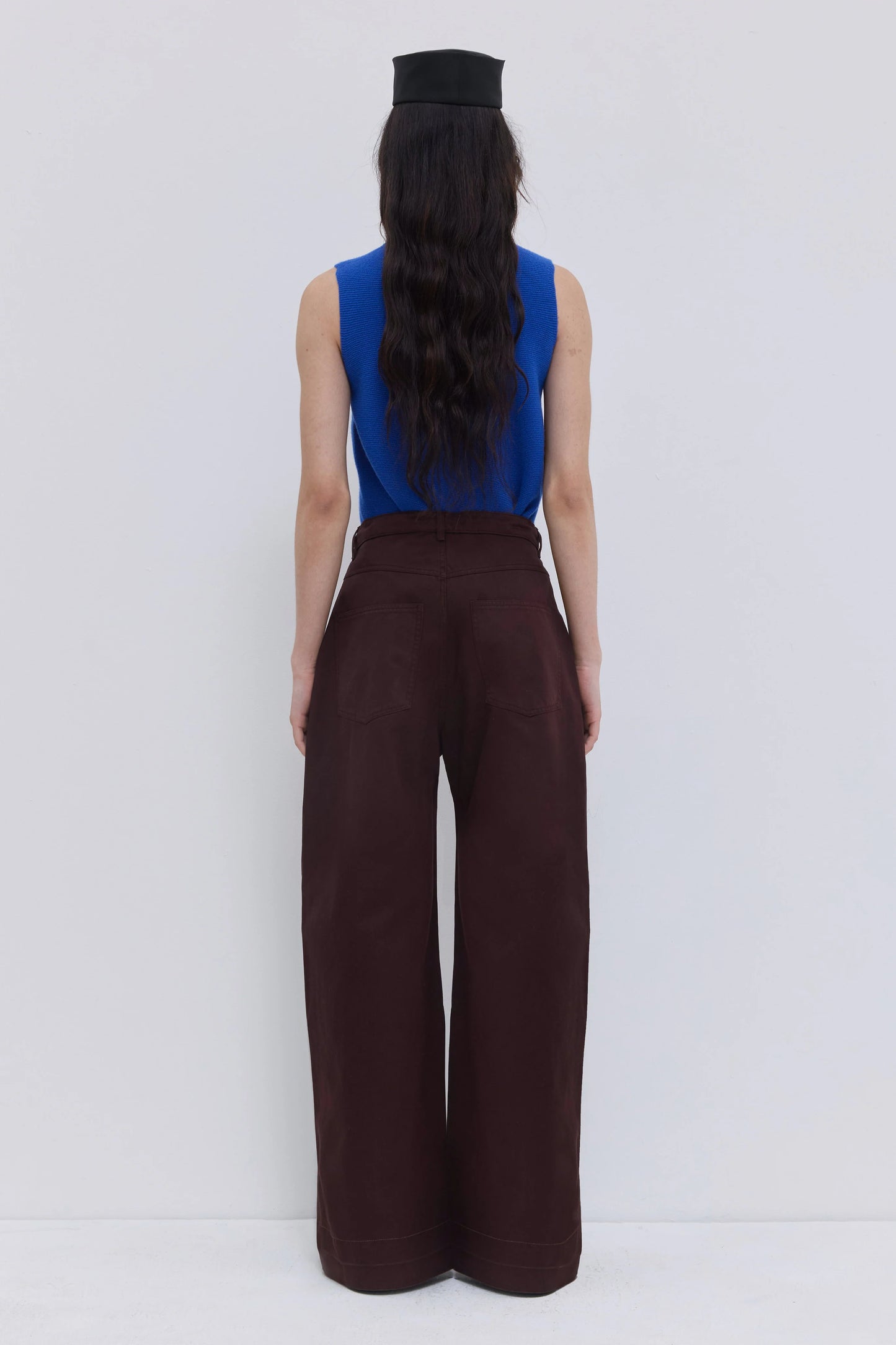 Christian Wijnants| Piros Barrel Leg Trousers Plum